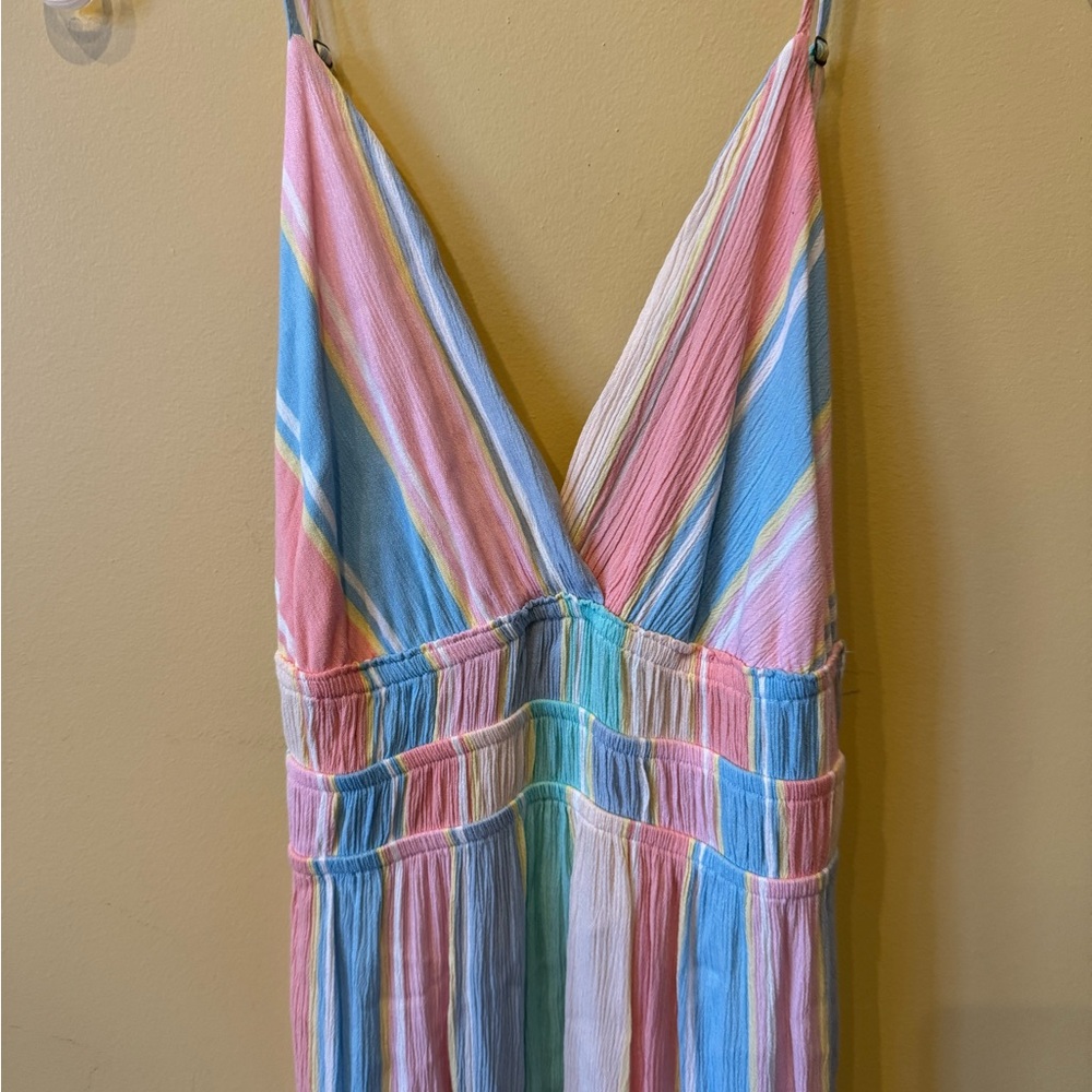 Ocean Drive Pastel Striped Dress